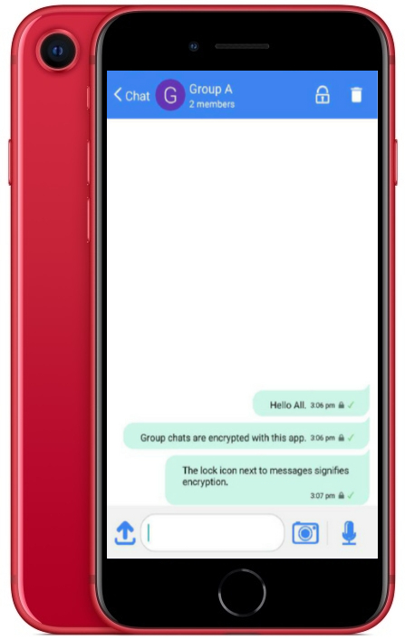 KryptoPhone X – Group Messages